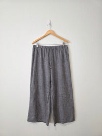 Solai Gingham Wide Leg Pants (XL)