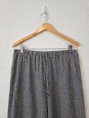 Solai Gingham Wide Leg Pants (XL)