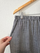 Solai Gingham Wide Leg Pants (XL)