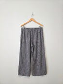 Solai Gingham Wide Leg Pants (XL)