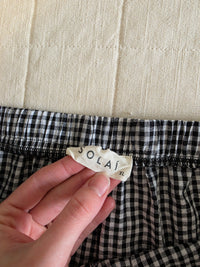 Solai Gingham Wide Leg Pants (XL)
