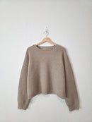 NEW Textured Boxy Sweater (L)