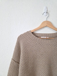 NEW Textured Boxy Sweater (L)