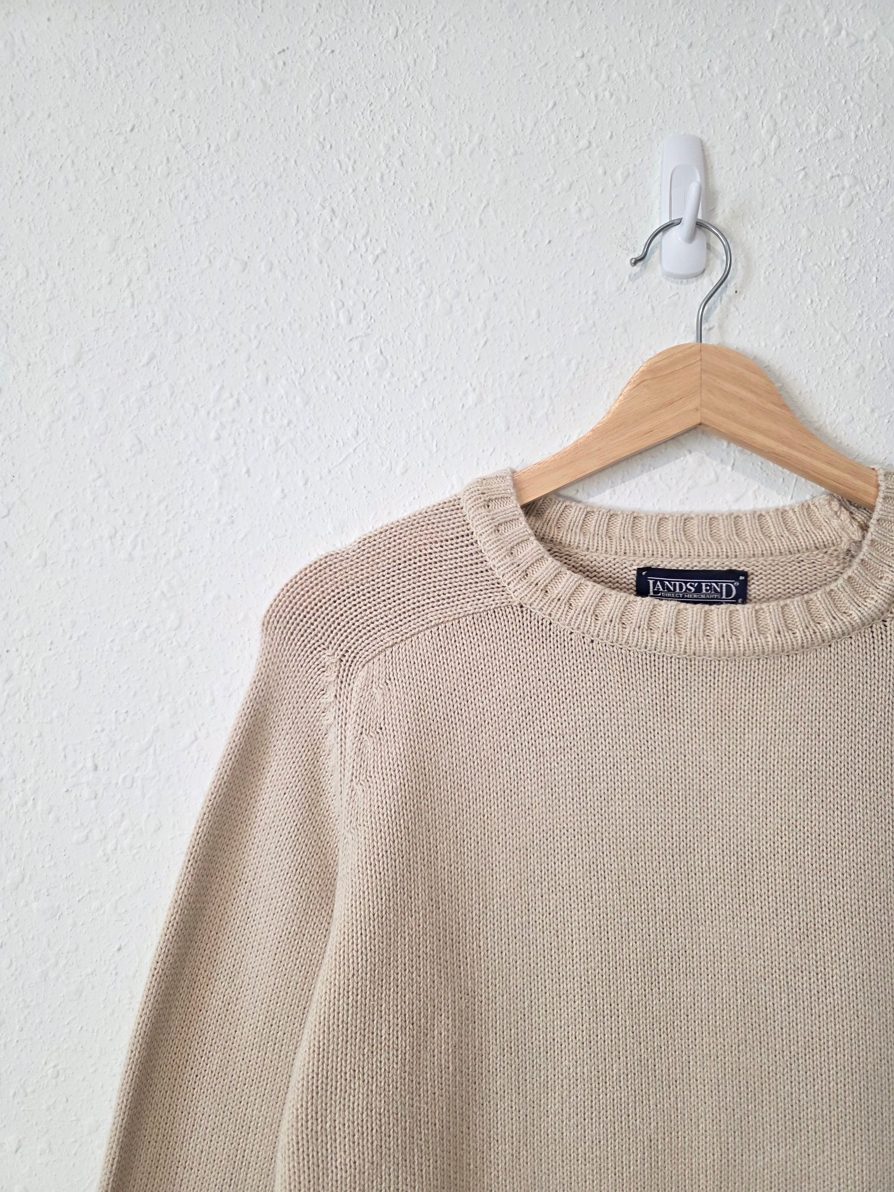 Vintage Lands End Cotton Sweater (SP)