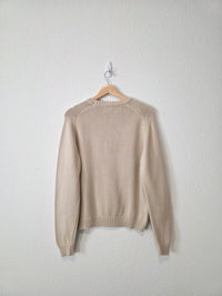 Vintage Lands End Cotton Sweater (SP)