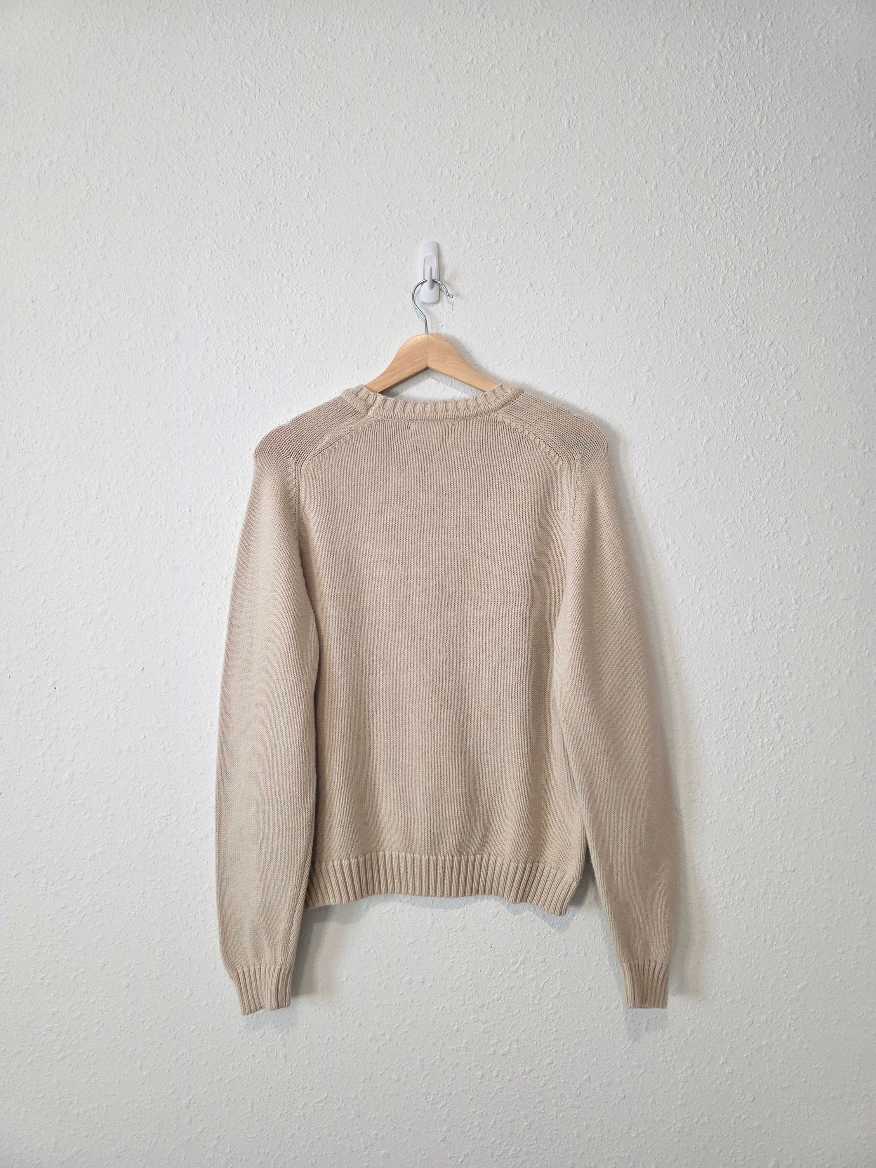 Vintage Lands End Cotton Sweater (SP)