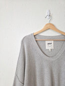 Aerie Ribbed Knit Cotton Sweater (L)