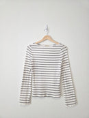 Madewell Striped Boatneck Tee (M)