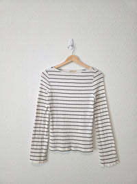 Madewell Striped Boatneck Tee (M)