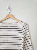Madewell Striped Boatneck Tee (M)