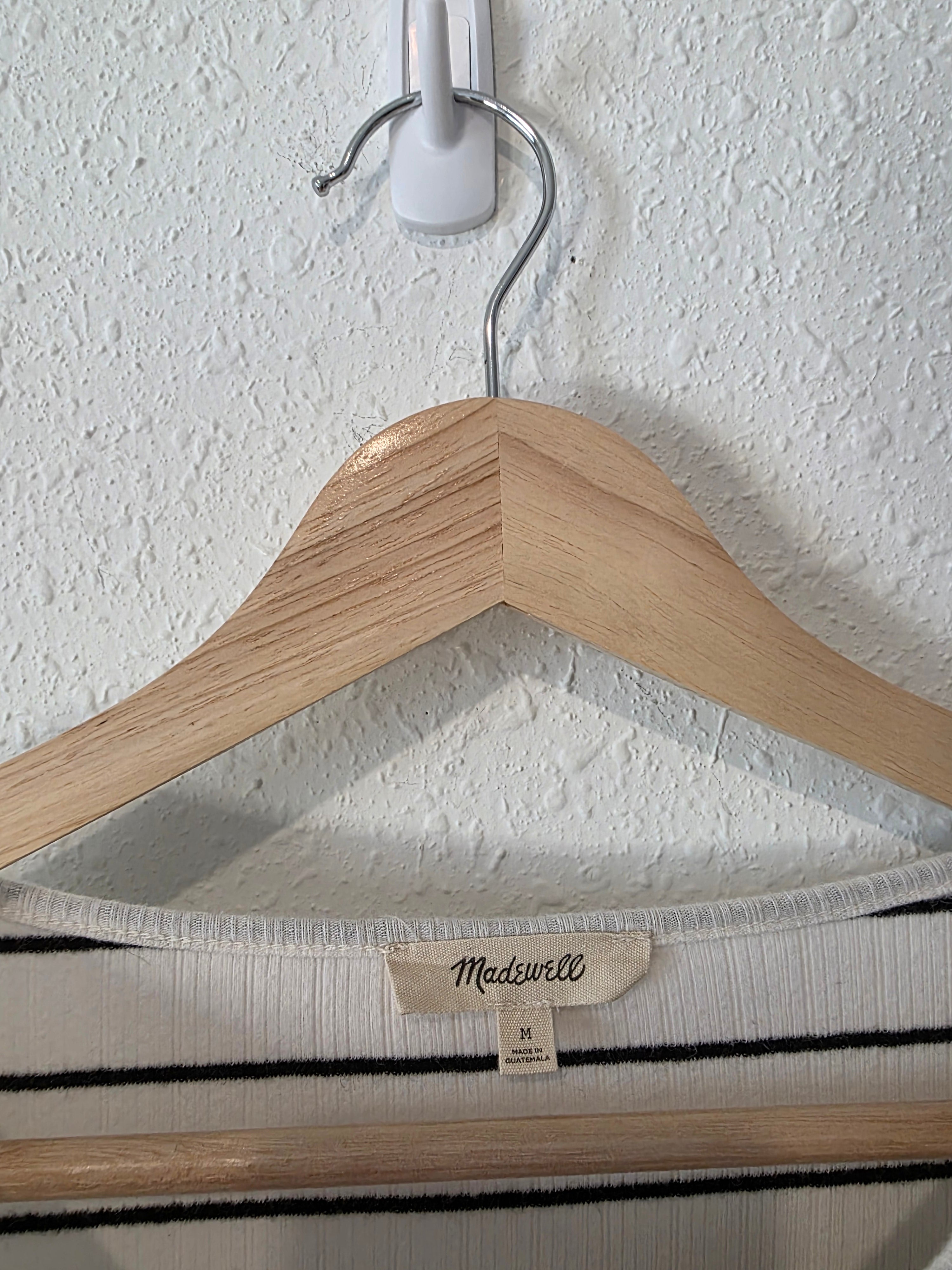 Madewell Striped Boatneck Tee (M)
