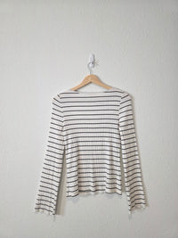 Madewell Striped Boatneck Tee (M)