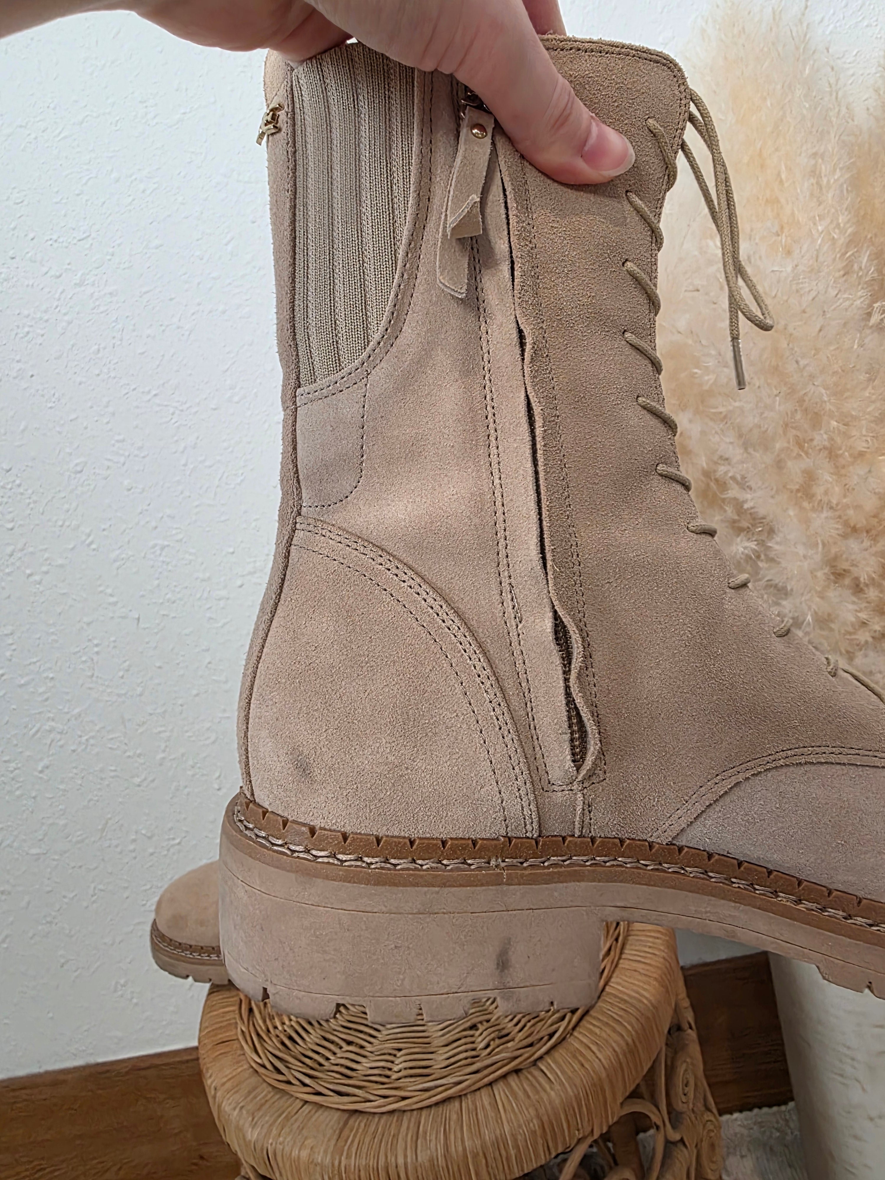 Sam Edelman Leather Suede Boots (10)