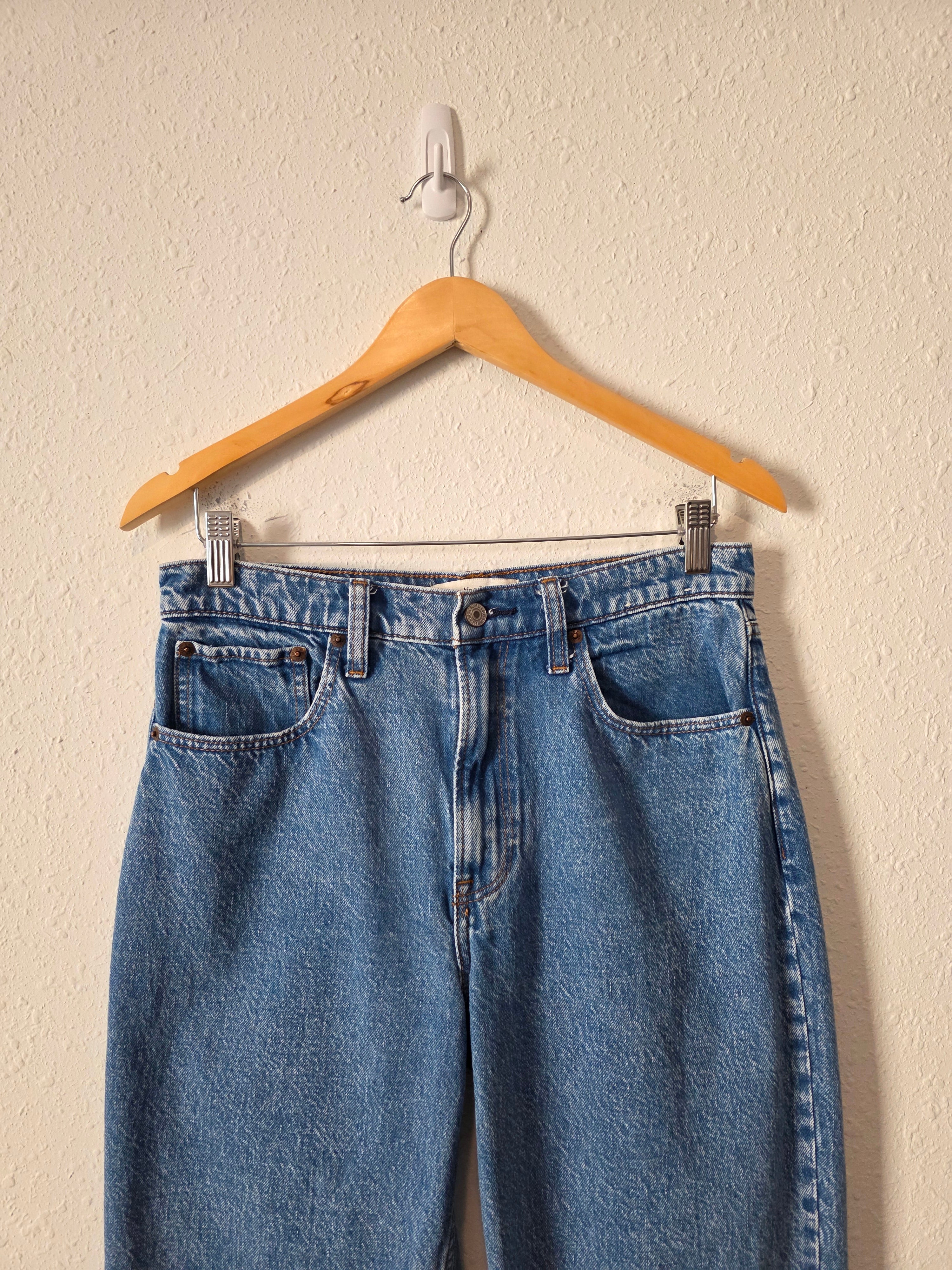 Abercrombie High Rise Loose Jeans (28/6 short)