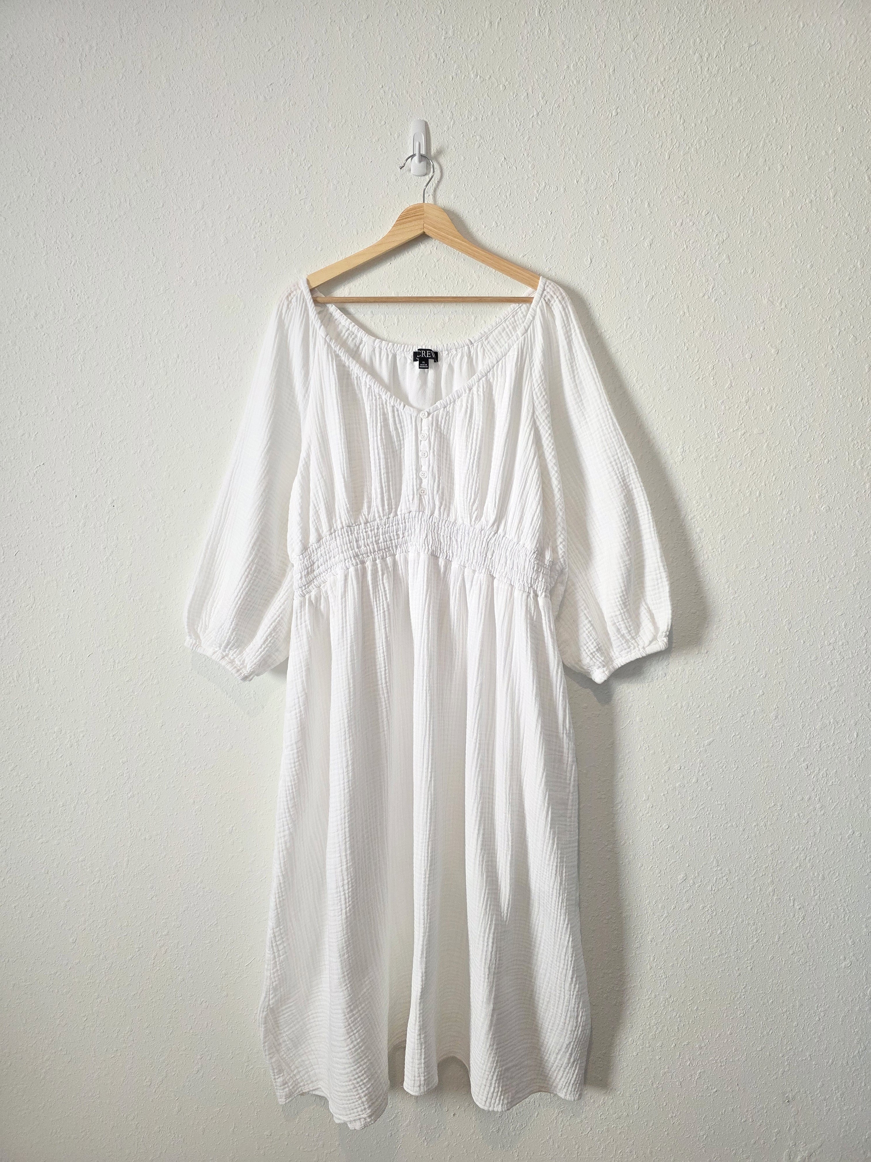 J.Crew Cotton Gauze Midi Dress (XL)