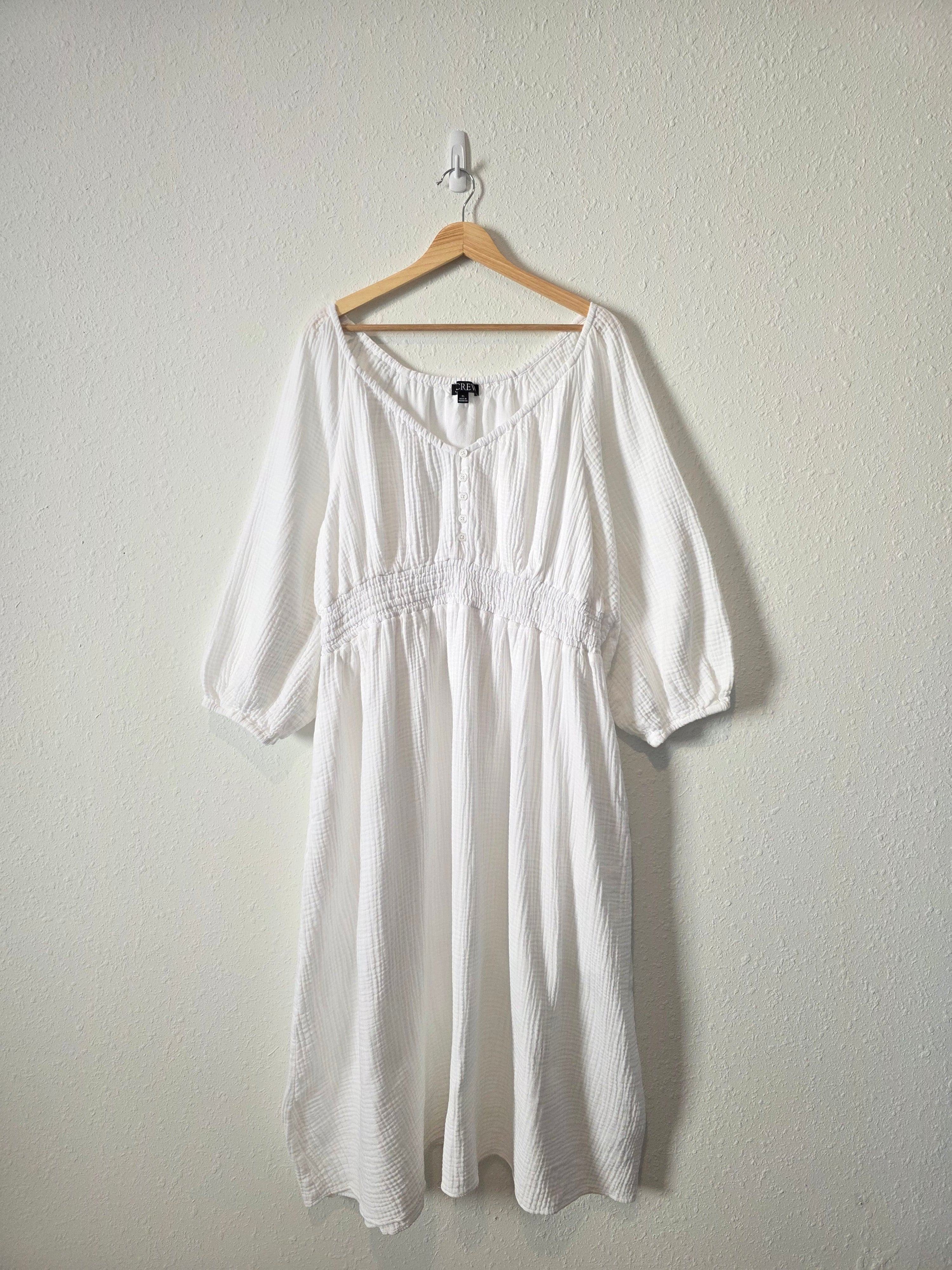 J.Crew Cotton Gauze Midi Dress (XL)