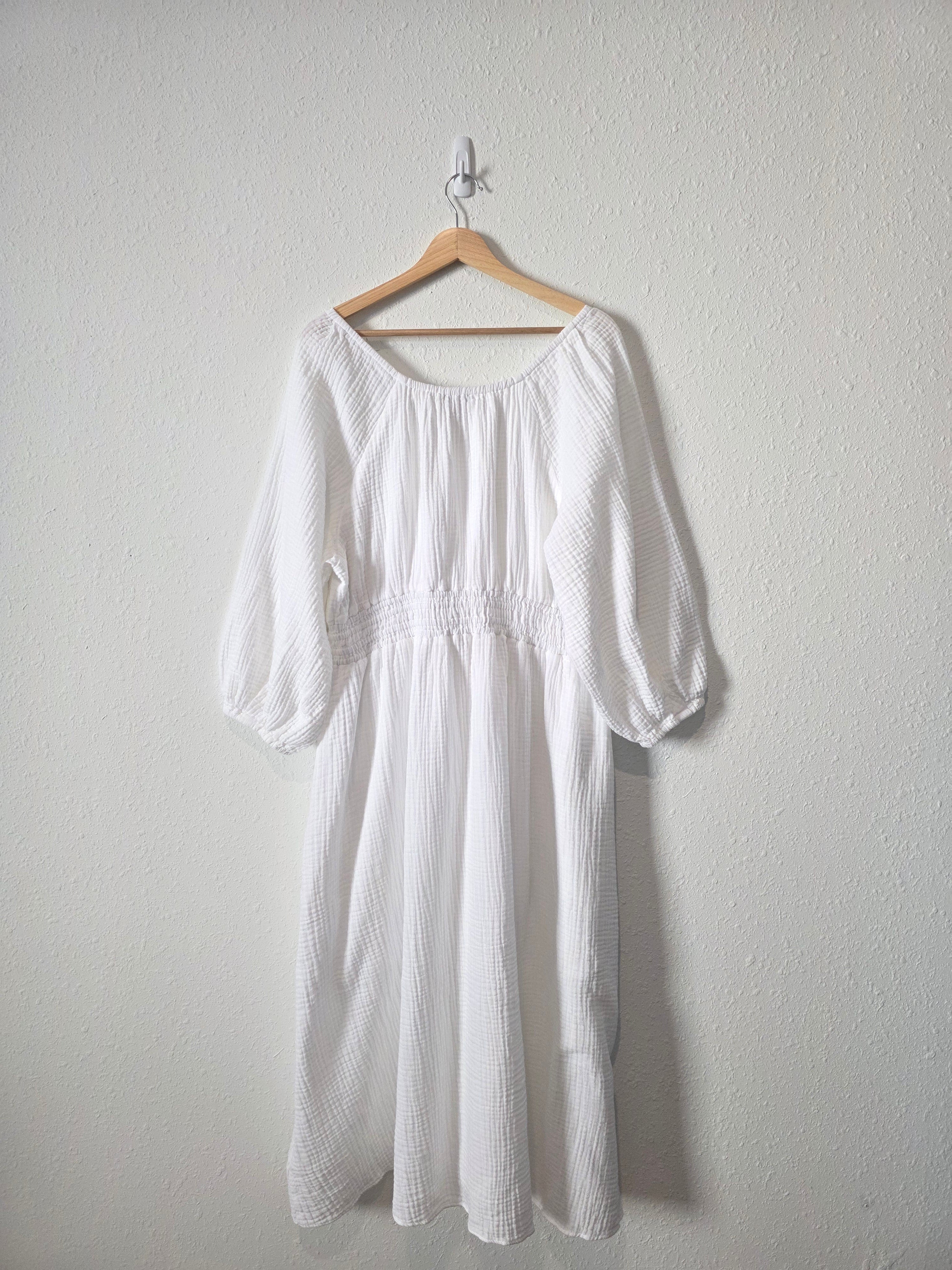 J.Crew Cotton Gauze Midi Dress (XL)