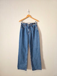 NEW Abercrombie High Rise Loose Jeans (27/4 long)