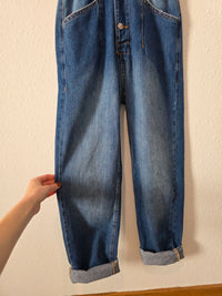 Free People Denim Coveralls (XS)