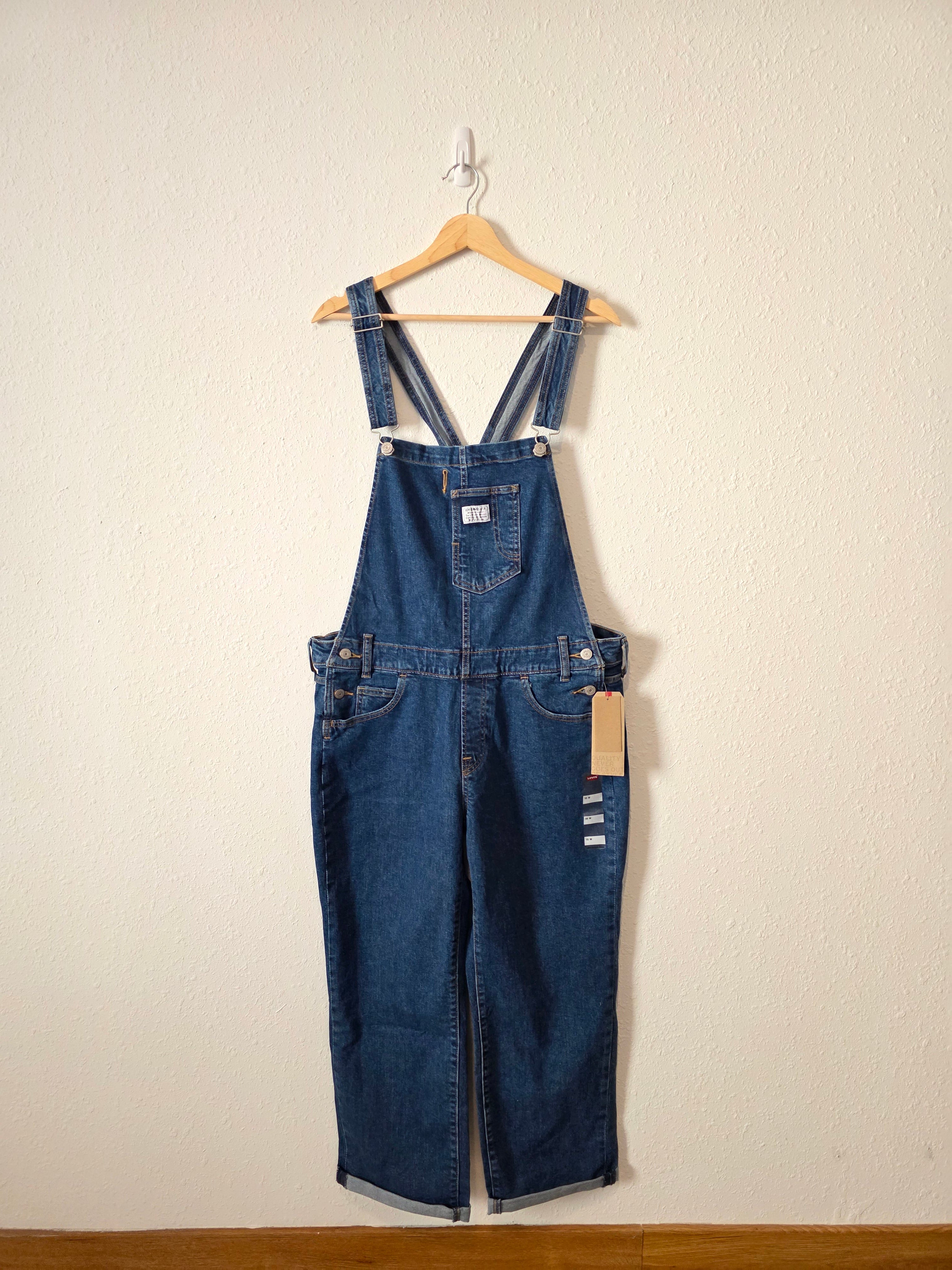 NEW Levi's Straight Denim Overalls (16W)
