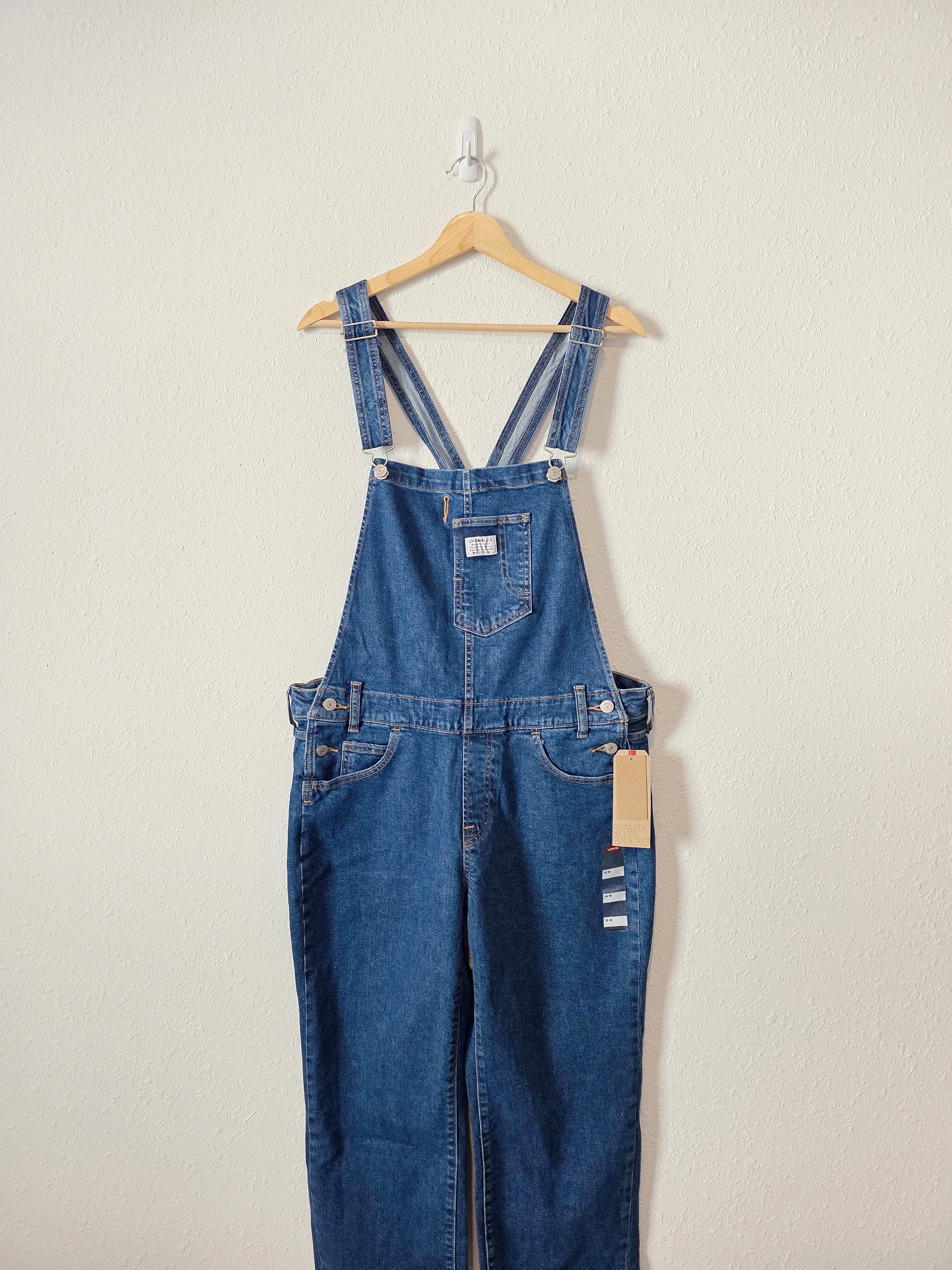 NEW Levi's Straight Denim Overalls (16W)