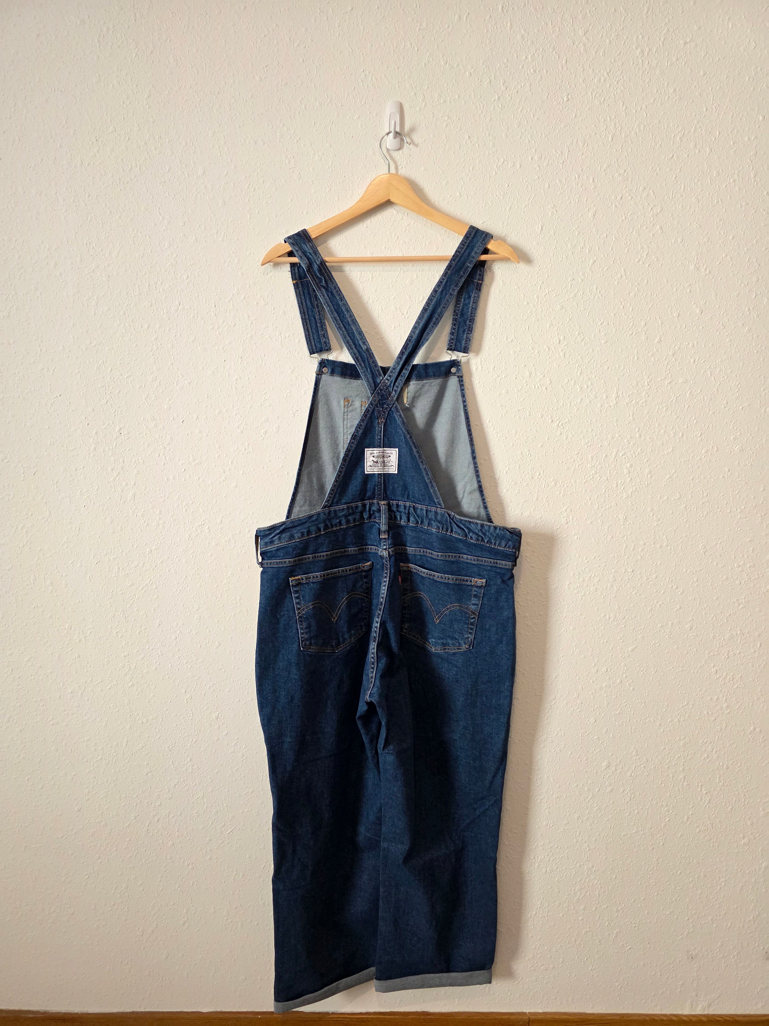NEW Levi's Straight Denim Overalls (16W)