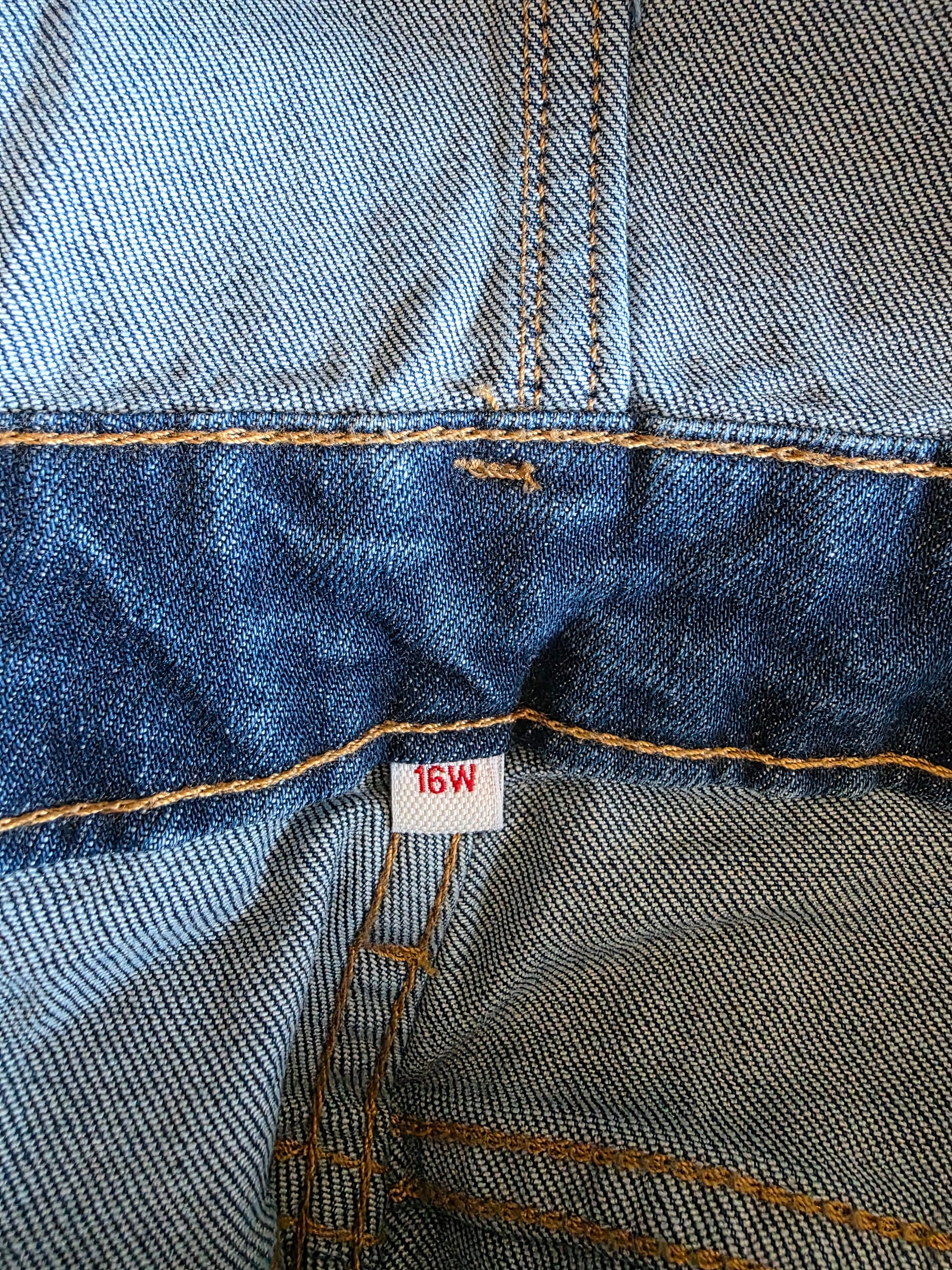 NEW Levi's Straight Denim Overalls (16W)