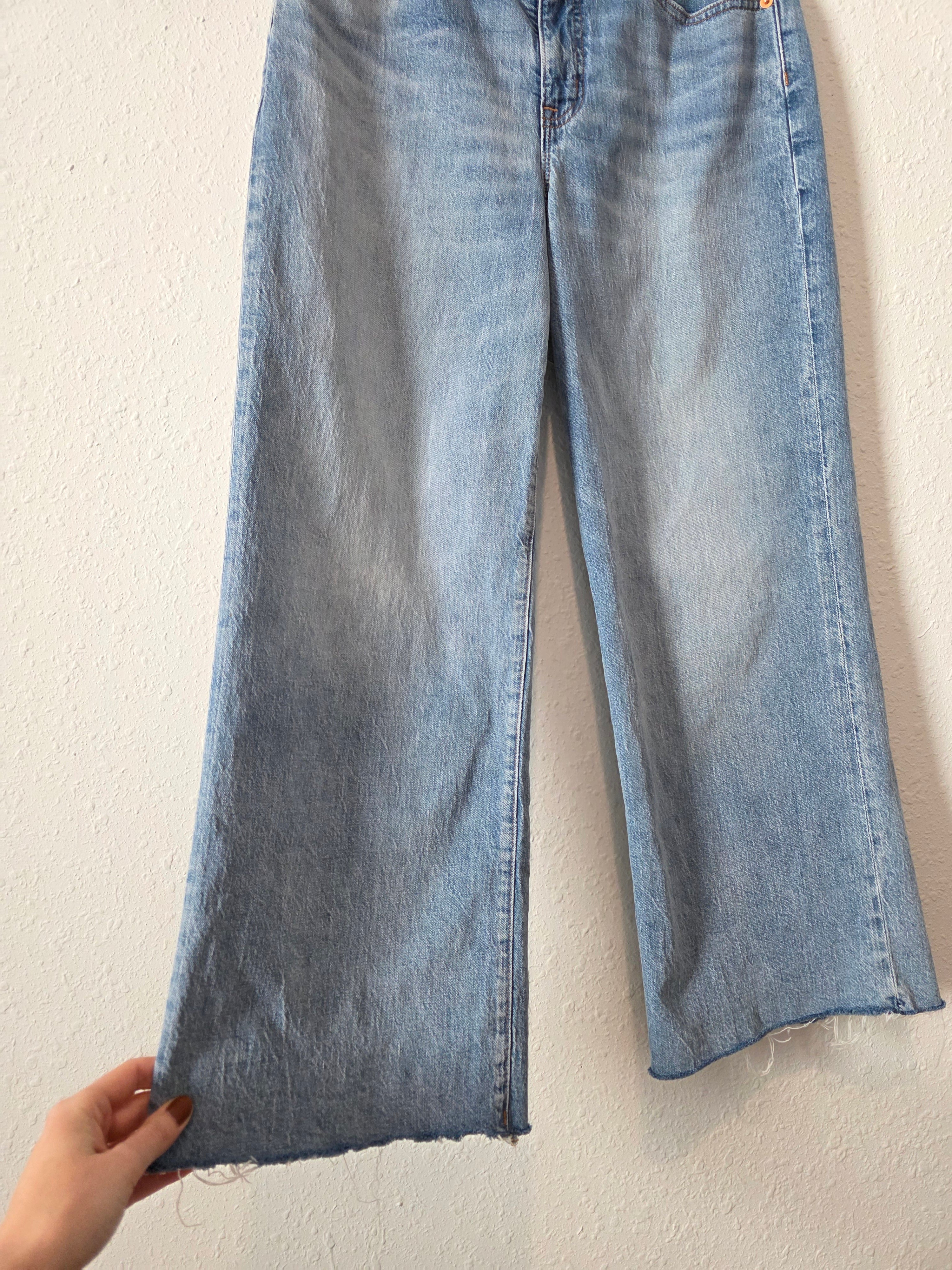 J.Crew Wide Leg Crop Jeans (27)