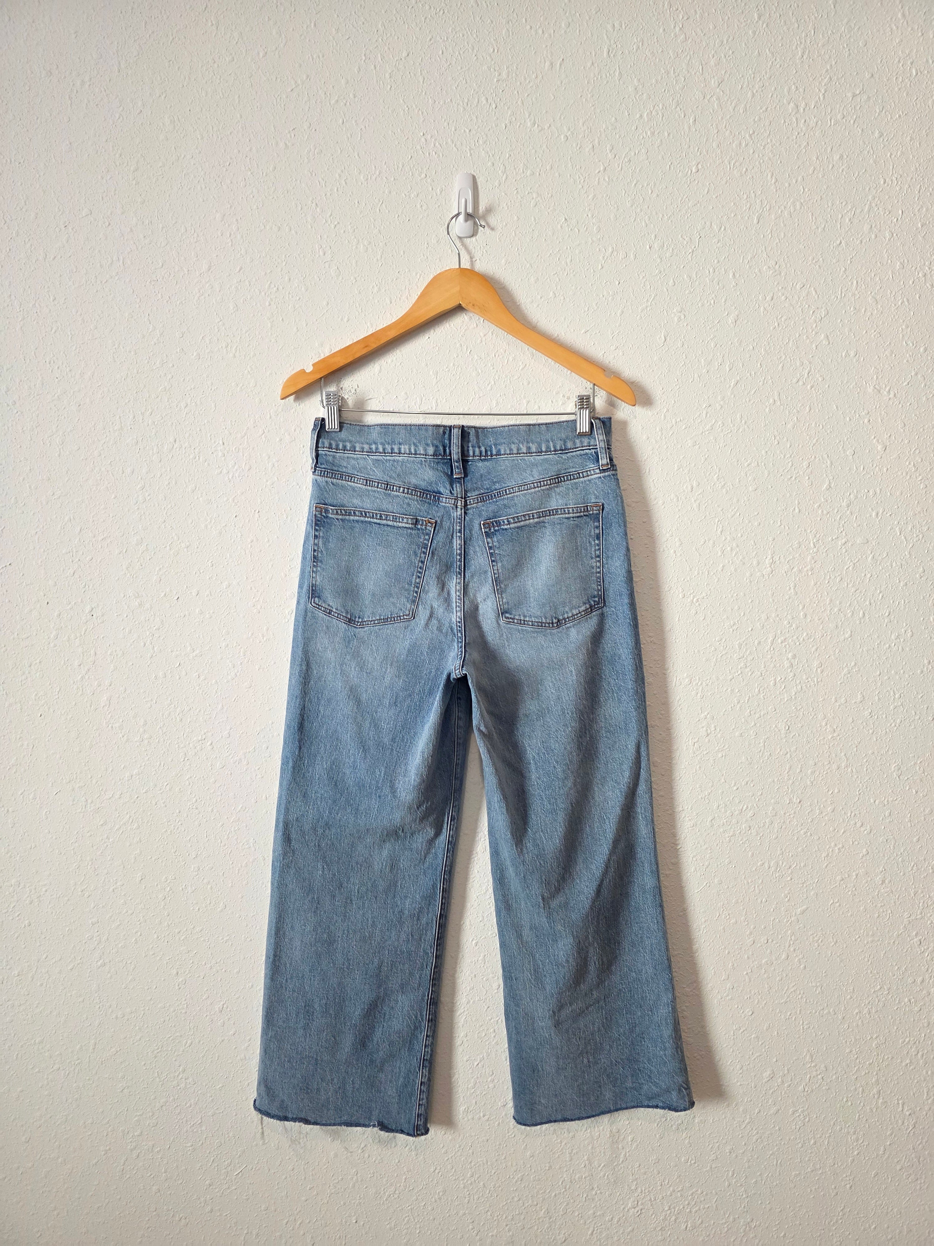 J.Crew Wide Leg Crop Jeans (27)