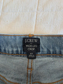 J.Crew Wide Leg Crop Jeans (27)