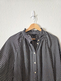 J.Crew Plaid Relaxed Button Up Top (4)