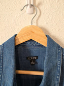 J.Crew Cropped Denim Button Up Shirt (6)