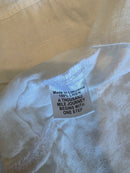 Flax White Boxy Linen Tee (XS/S)