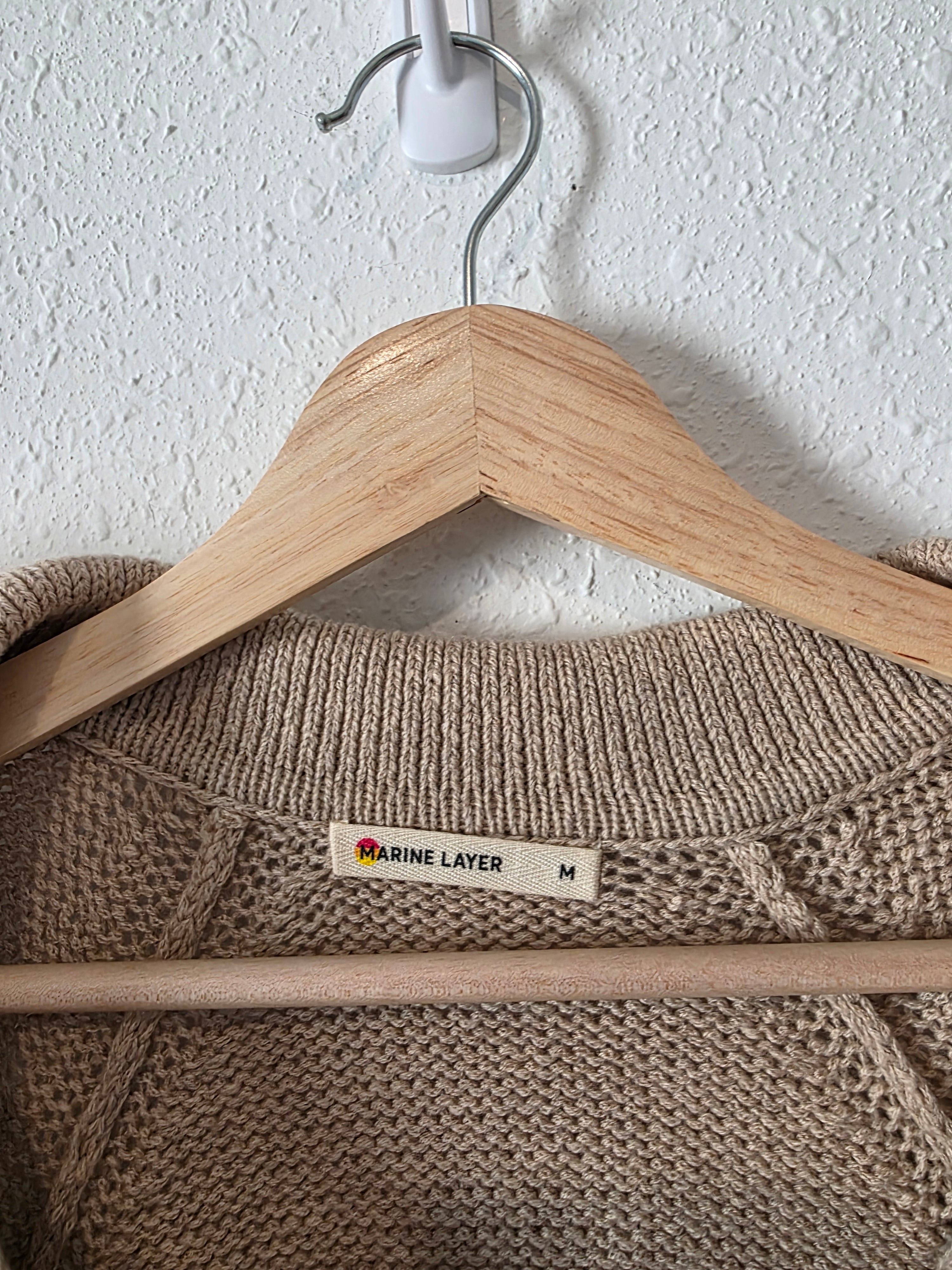 Marine Layer Merino Wool Blend Sweater (M)