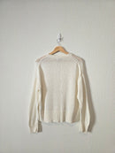 J.Crew Cotton Linen Crewneck Sweater (S)