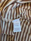 Wishlist Neutral Striped Rollneck Top (L)