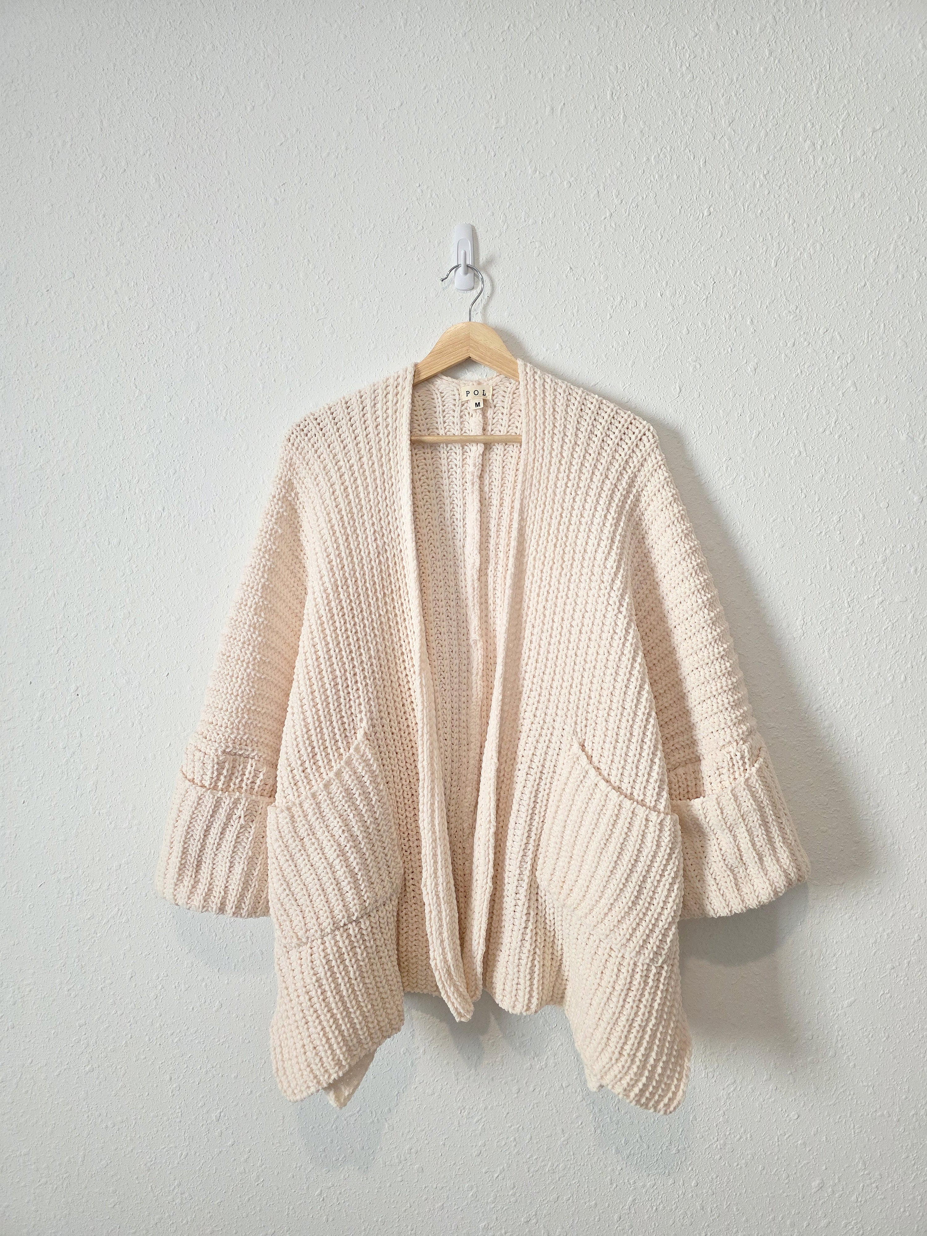 POL Chunky Chenille Cardigan (M)
