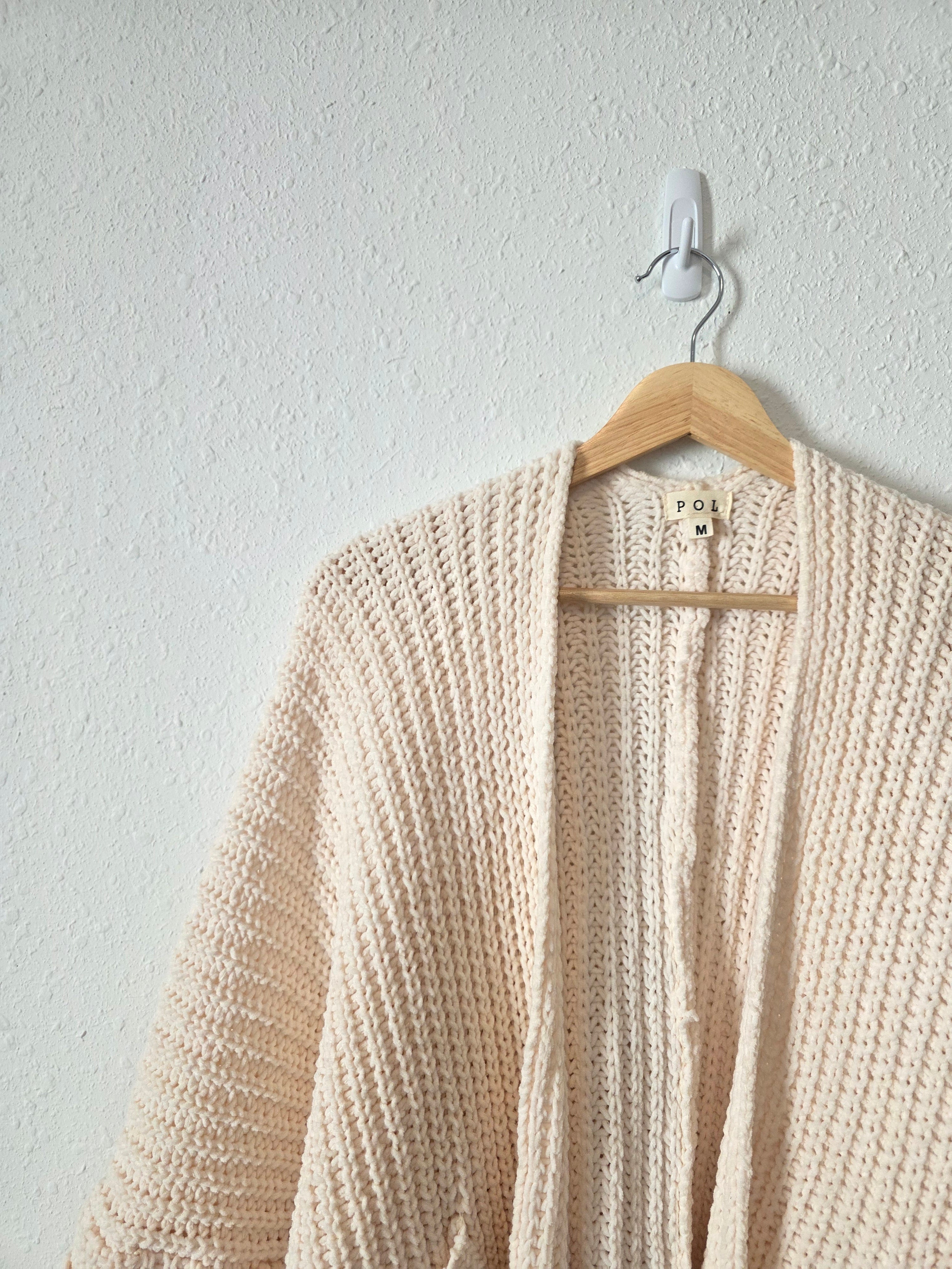 POL Chunky Chenille Cardigan (M)