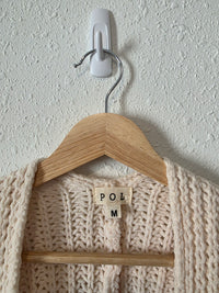 POL Chunky Chenille Cardigan (M)