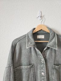 Z Supply Green Oversized Shirt Jacket (XL)