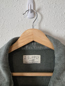Z Supply Green Oversized Shirt Jacket (XL)