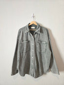 Z Supply Green Oversized Shirt Jacket (XL)