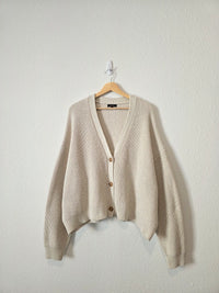 Quince Organic Cotton Fisherman Cardigan (XL)