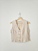Abercrombie Linen Blend Vest (XS)