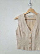 Abercrombie Linen Blend Vest (XS)