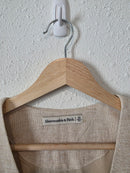 Abercrombie Linen Blend Vest (XS)