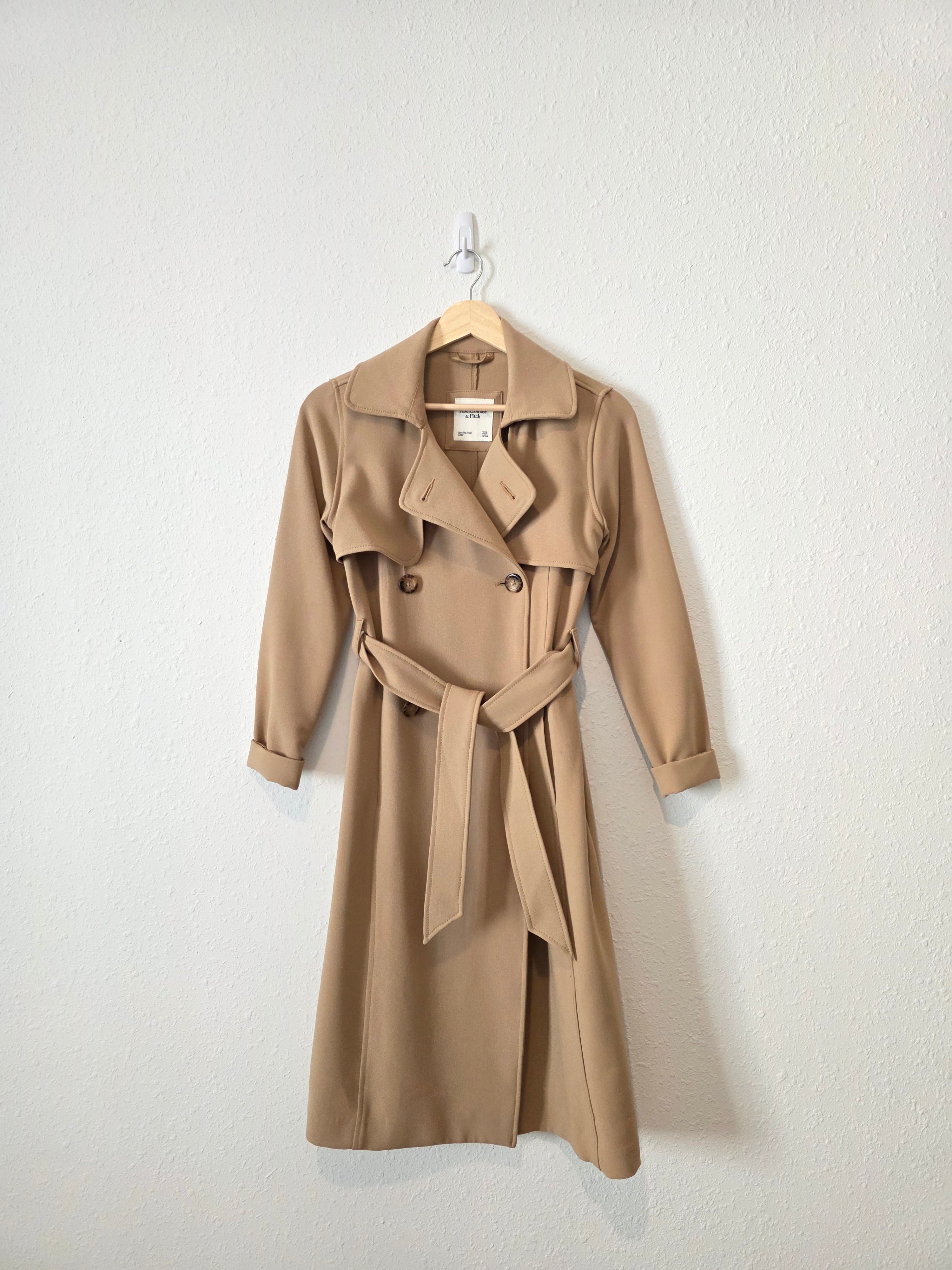Abercrombie Belted Trench Coat (XXS)