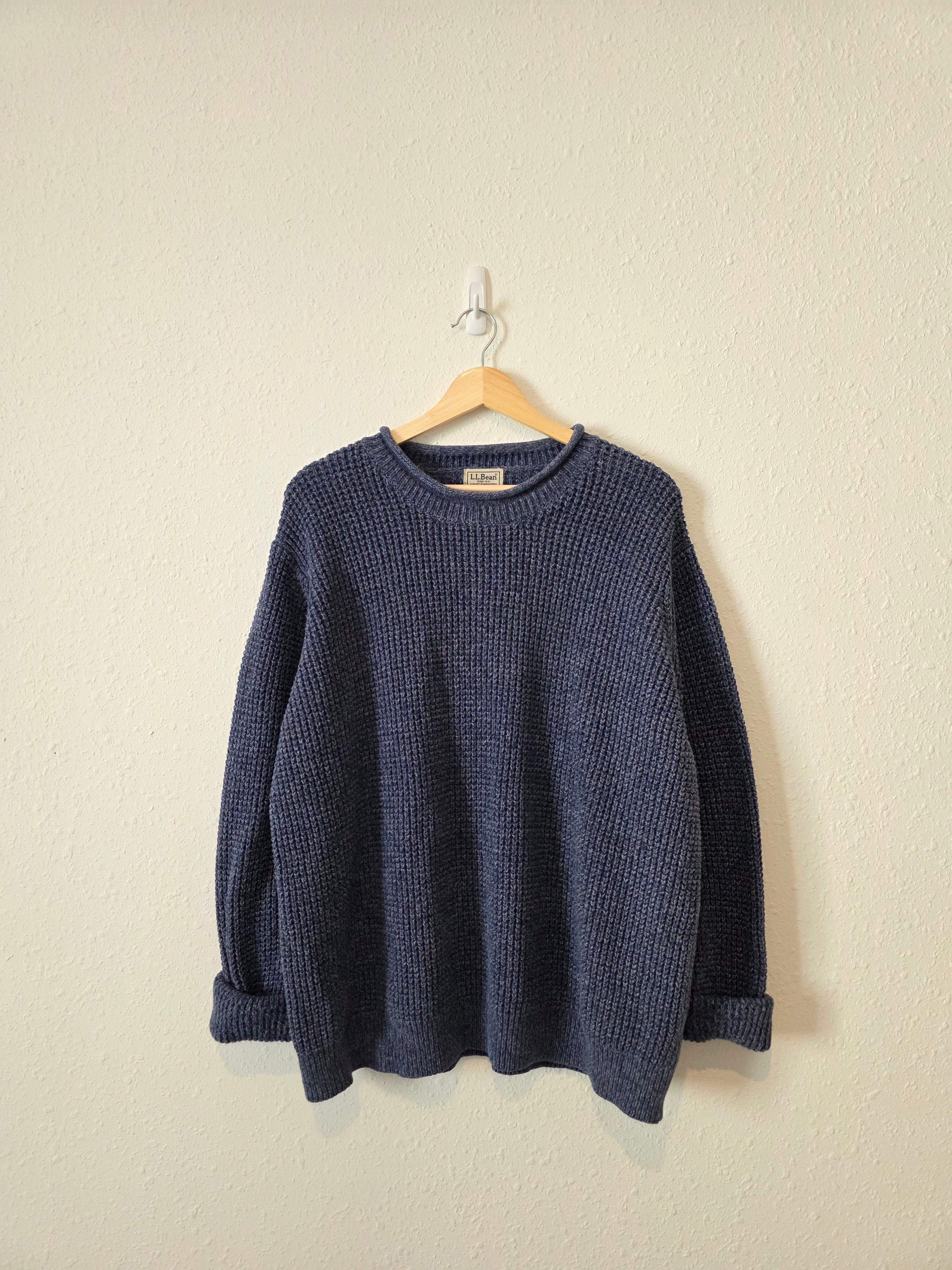 Vintage LL Bean Chunky Cotton Sweater (XL)