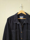 LL Bean Navy Corduroy Button Up (2X)