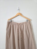 Cotton Gauze Wide Leg Pants (2X)